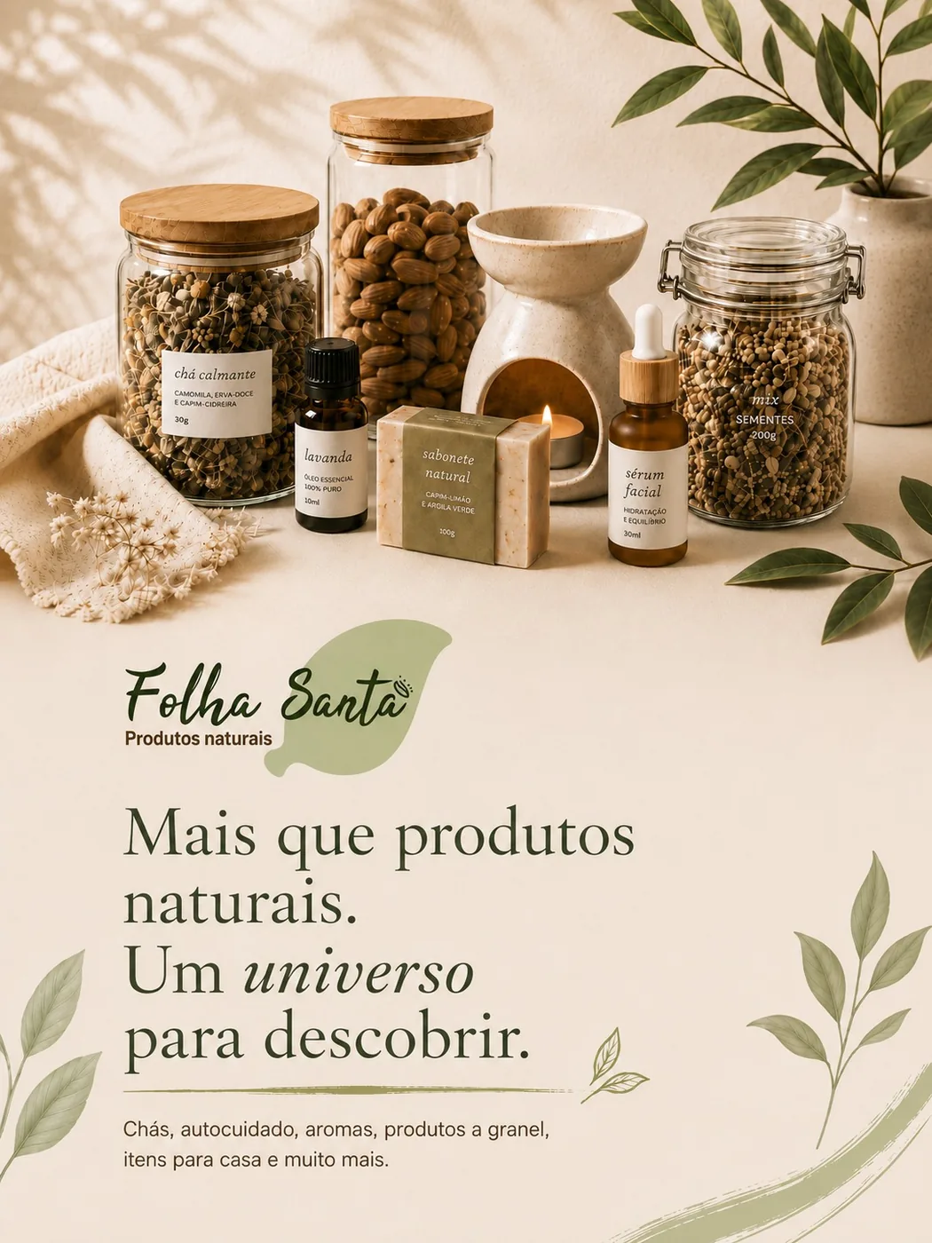 Óleos essenciais e aromas naturais
